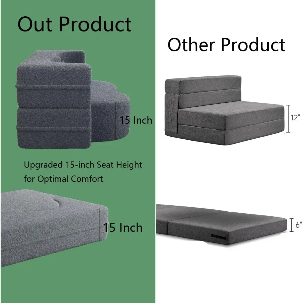 78" Convertible Folding Bed