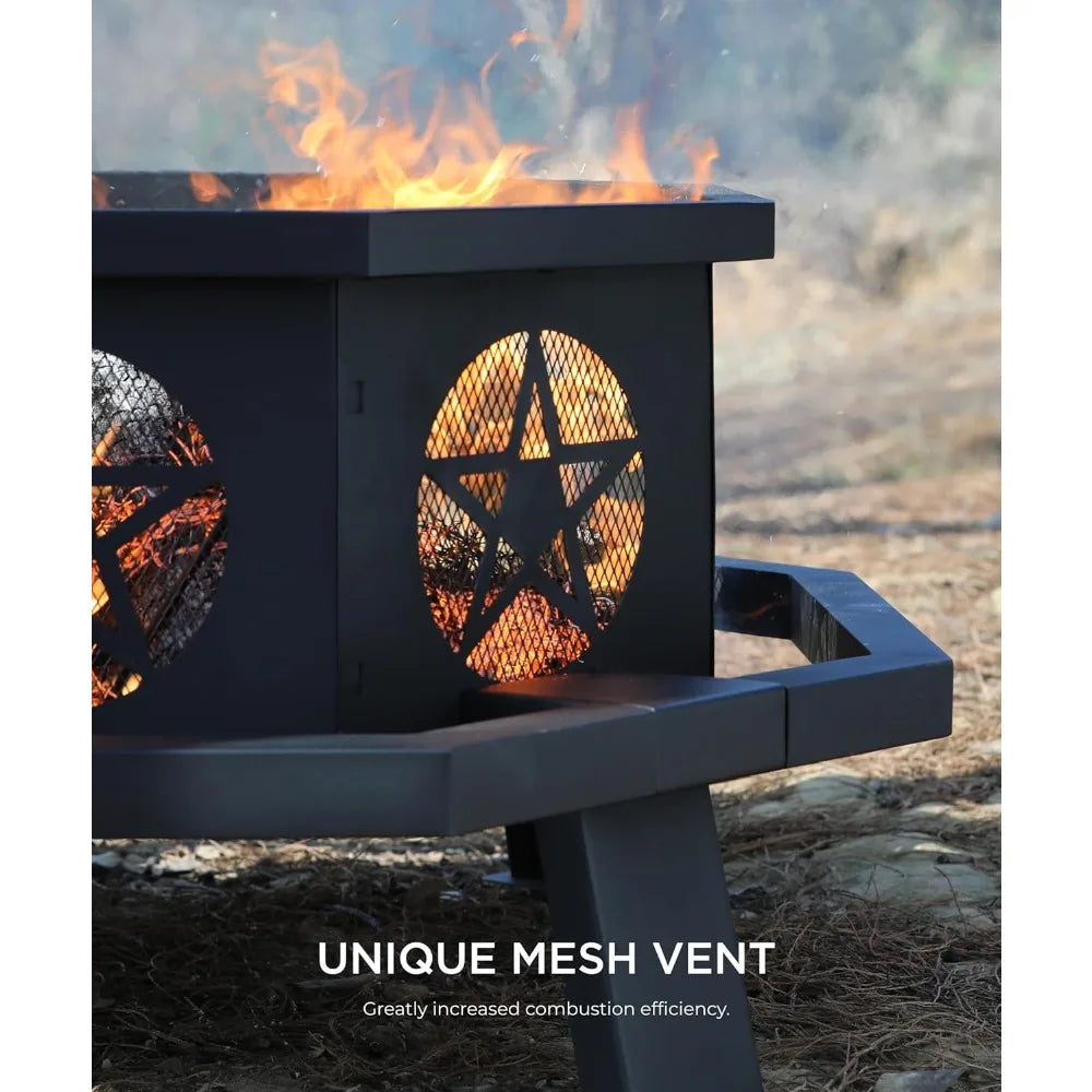 Outdoor Fire Pits with Cooking Grill
