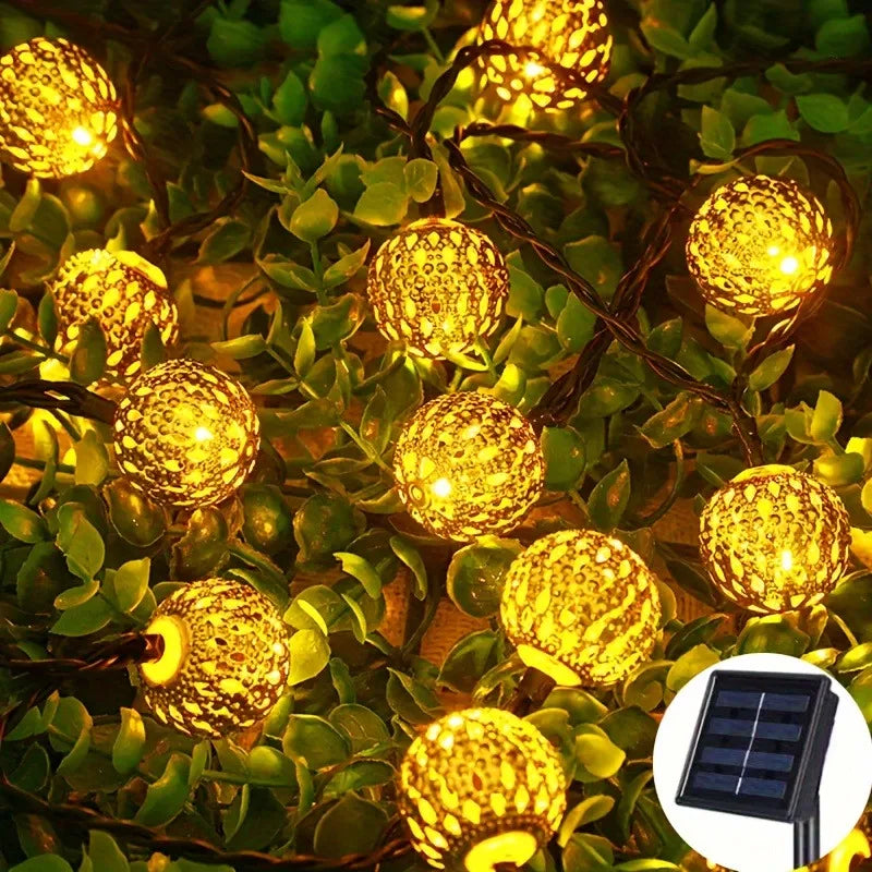 Solar Moroccan String Lights