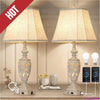 Customizable-29.5"H Touch Control Traditional Table Lamp Set 2