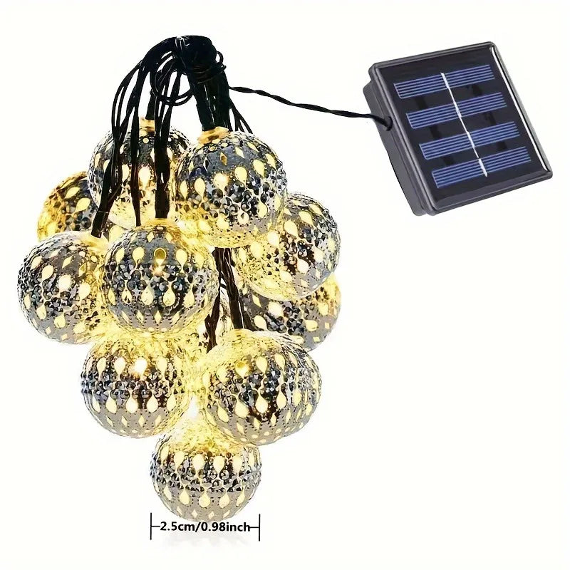 Solar Moroccan String Lights