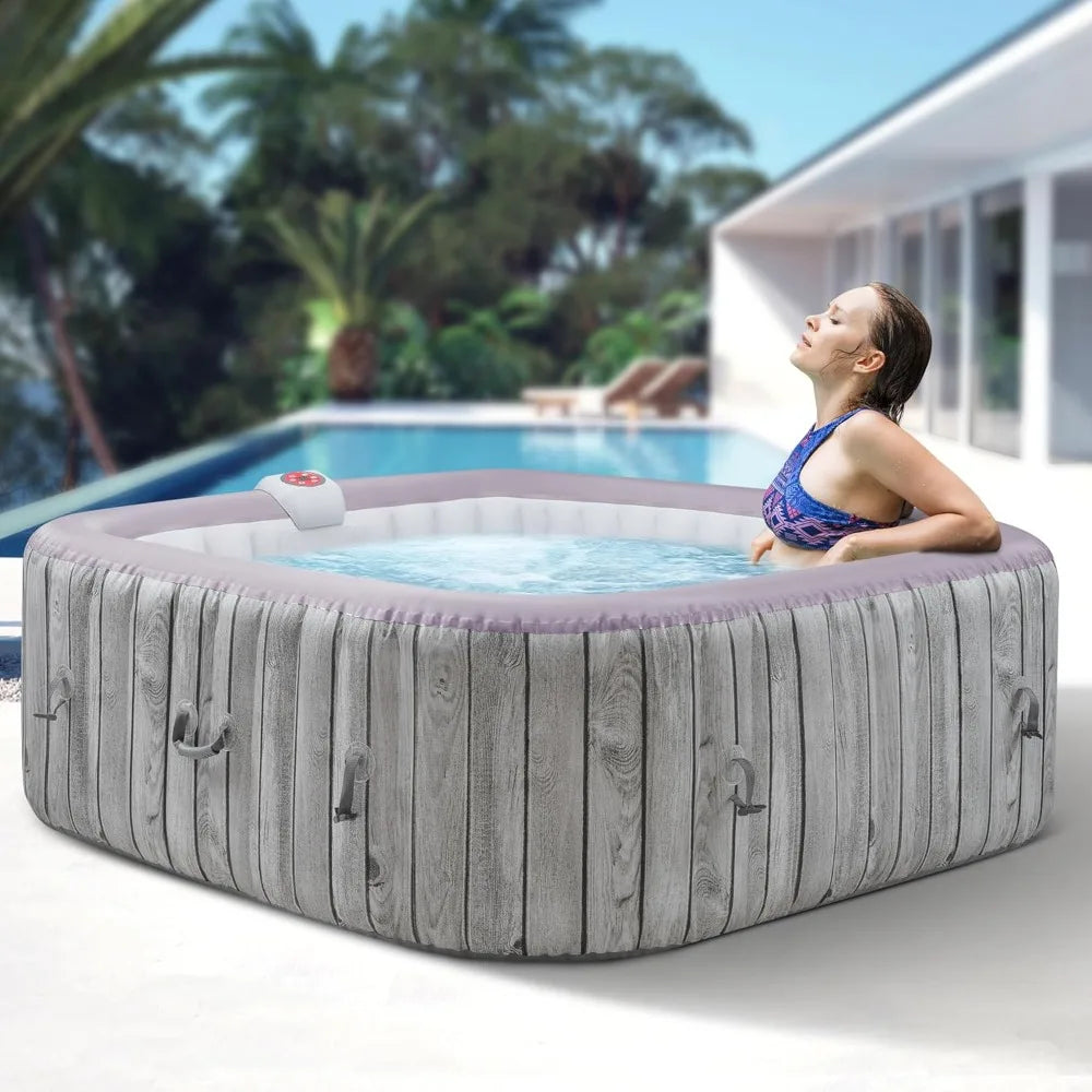 Square Inflatable Hot Tub