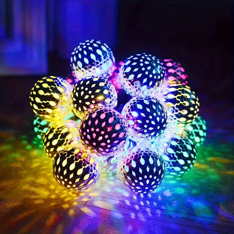Solar Moroccan String Lights