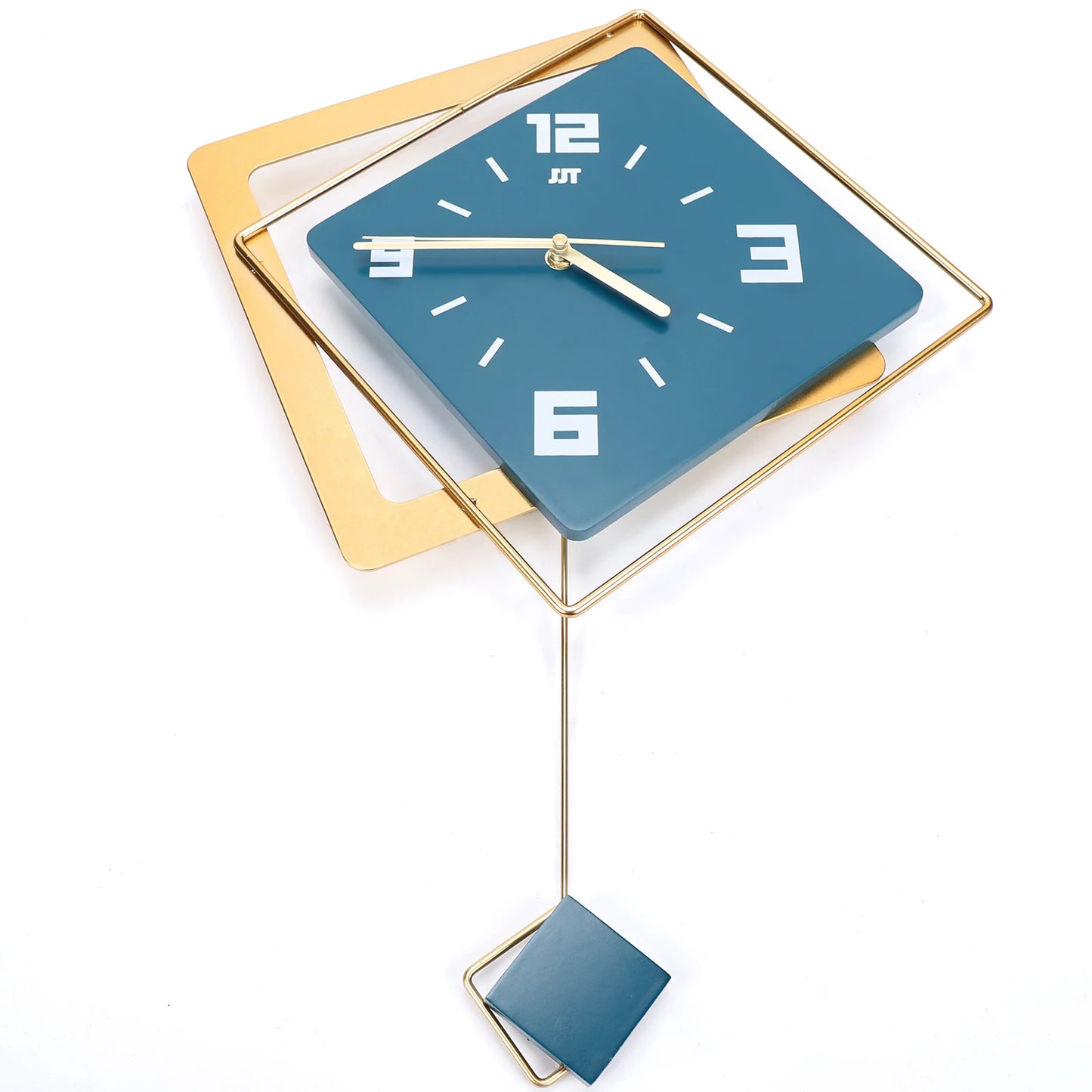 Modern Metal Wall Clock with Silent Movement
