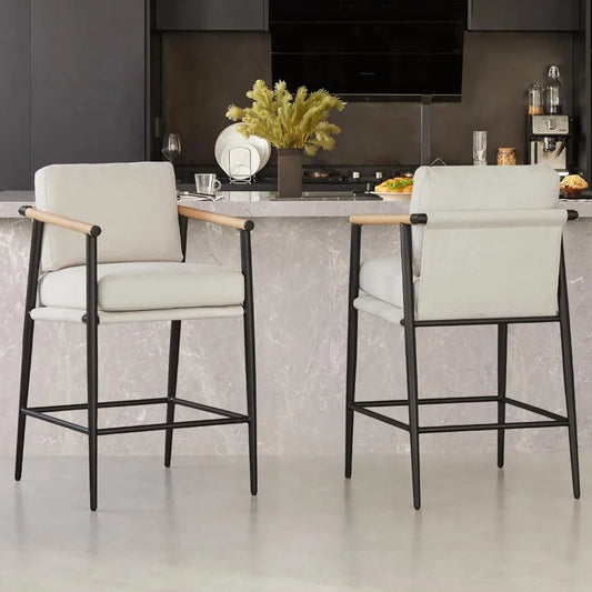 Mid Century Modern Barstool Set Of 2
