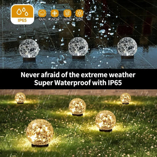 Waterproof Solar Globe Lights