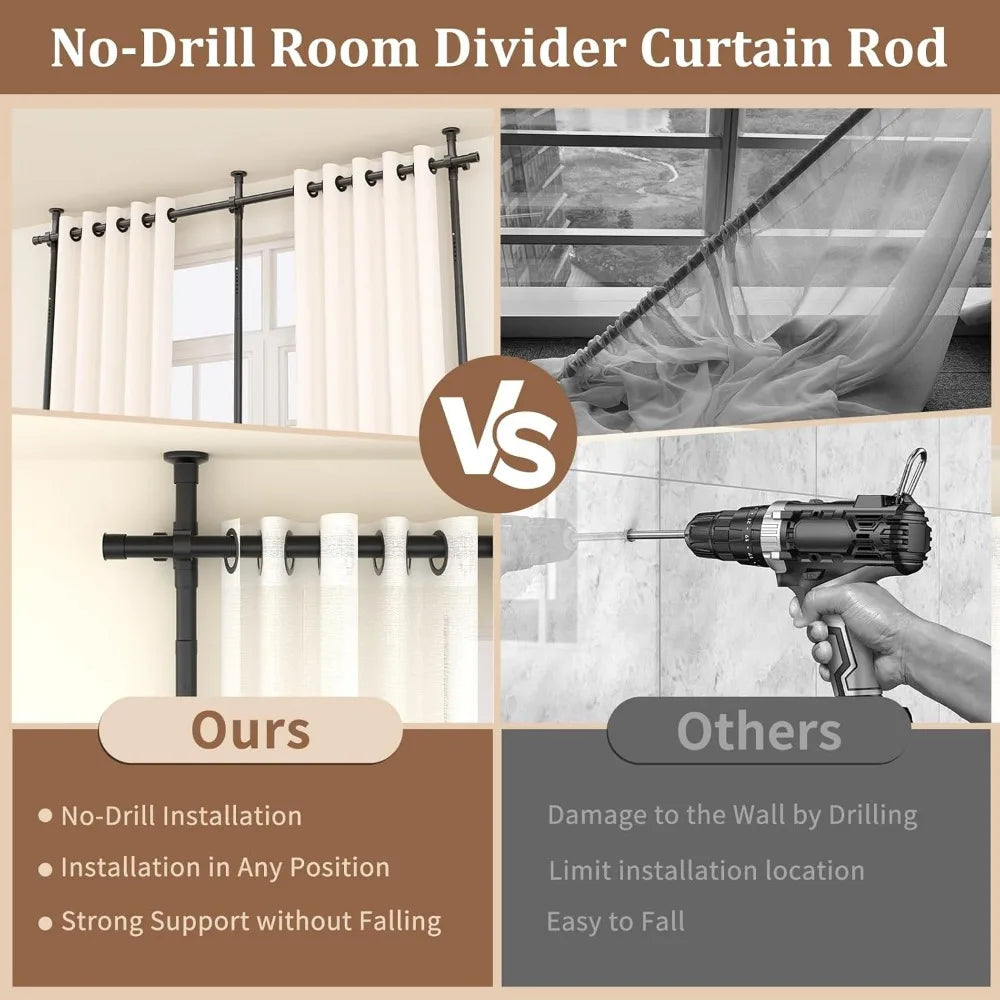 Room Divider, Height and Width Adjustable