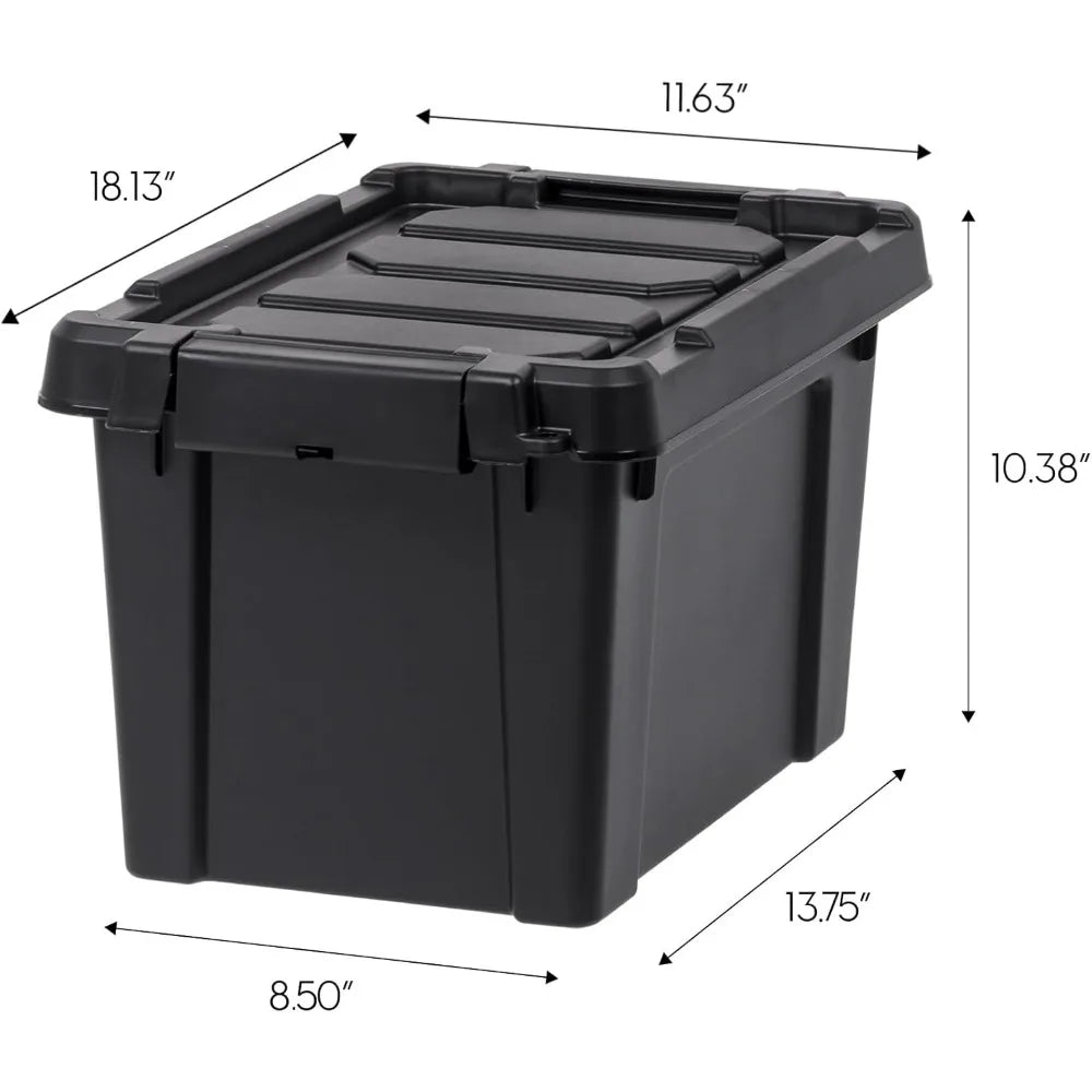 Lockable Storage Bins W/ Lids