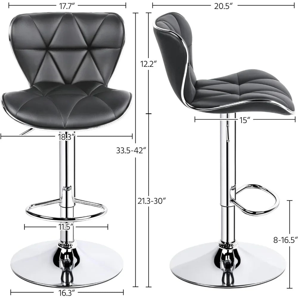 Island Chairs Bar Stools Set 4