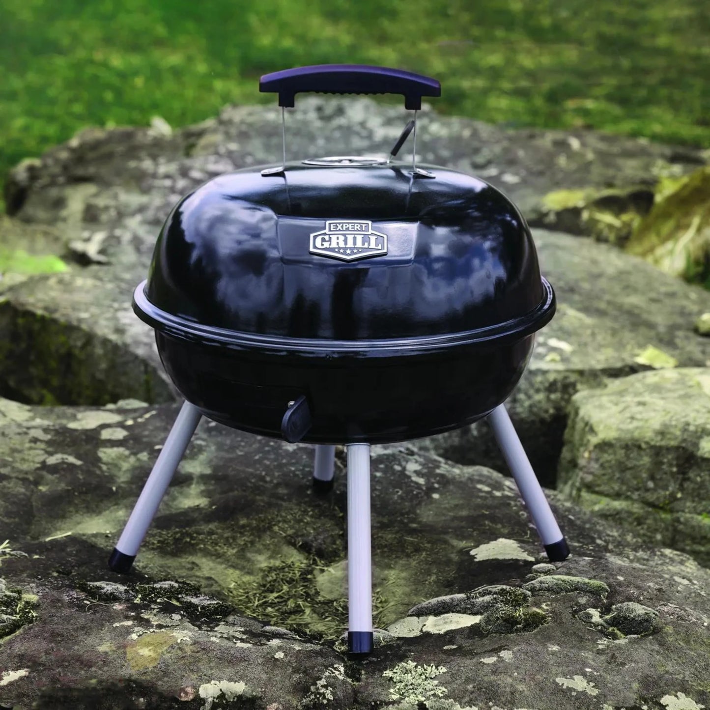 Grill Steel Portable Charcoal Grill,