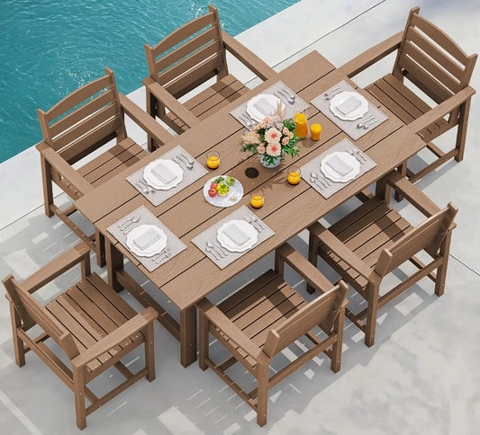 7-Piece Patio Outdoor Table & Chairs