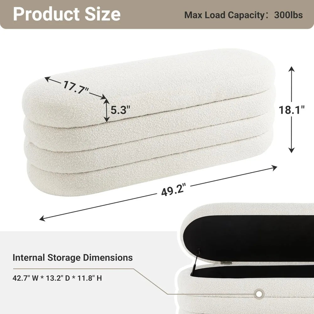 Storage Ottoman Bench