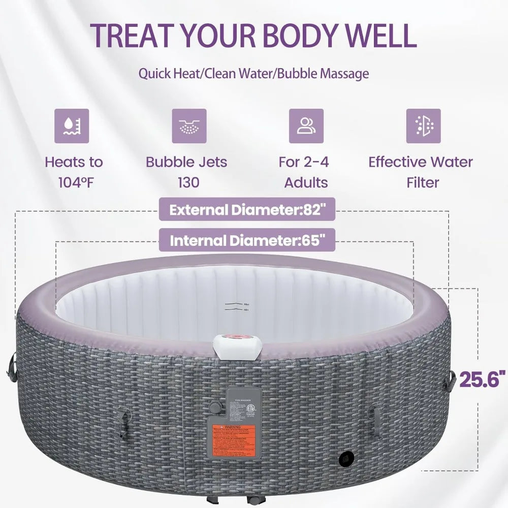 Inflatable Hot Tub For 4-6 People