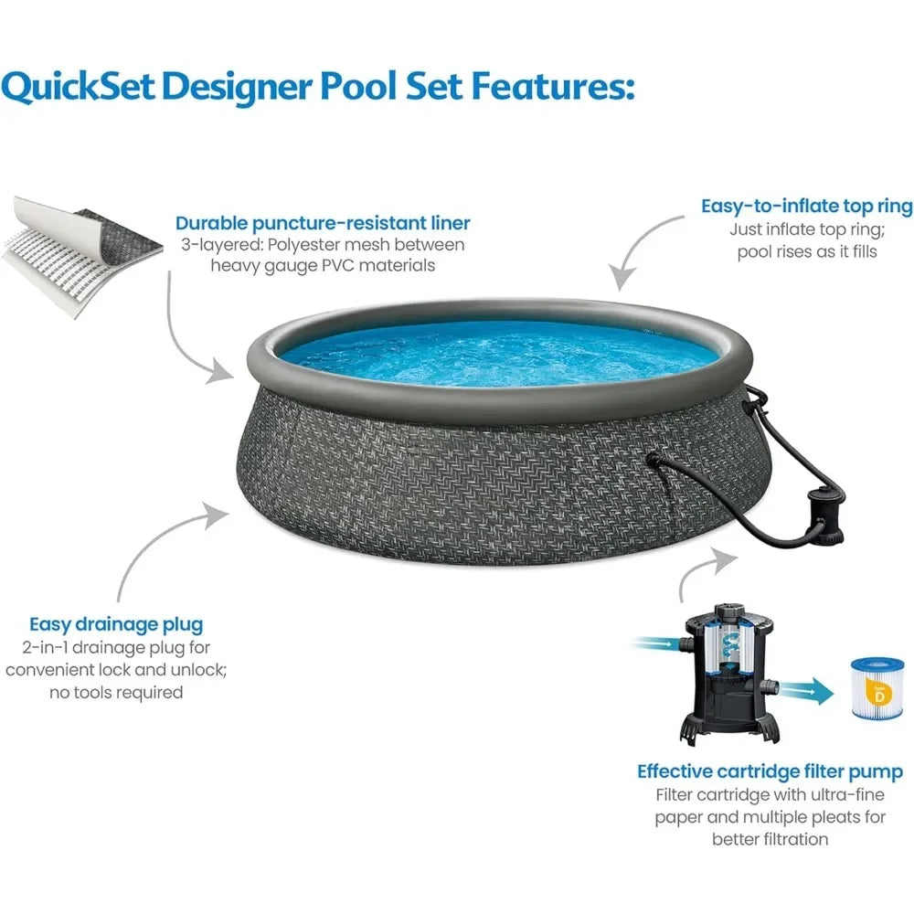 Outdoor Hot Tub Above Ground Swim Pool
