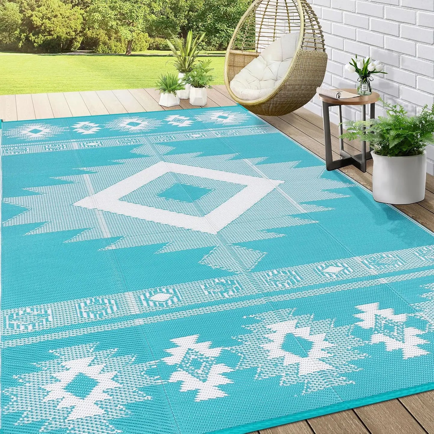Outdoor Rug 9x12 Ft