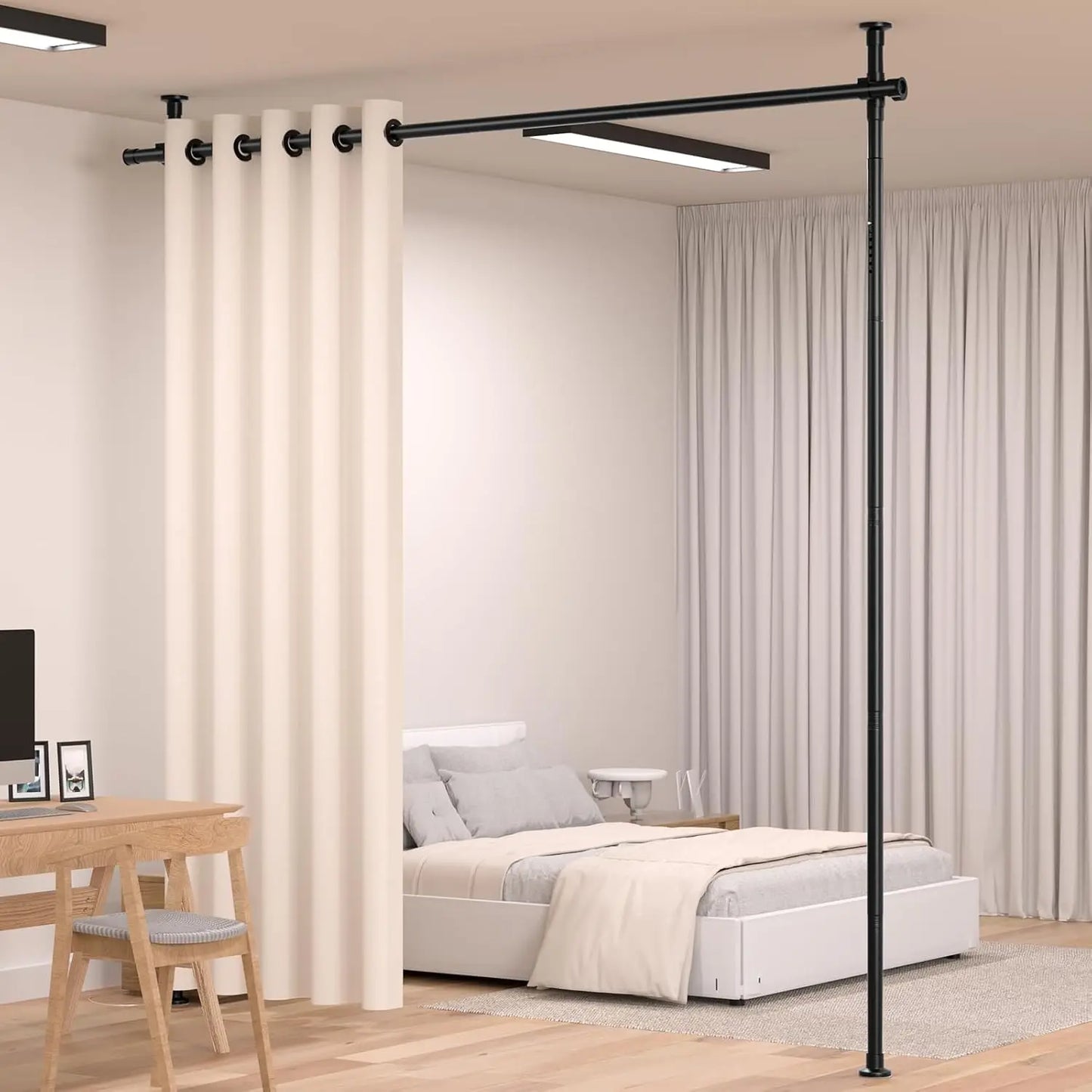 Room Divider, Height and Width Adjustable