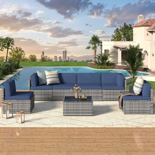 Outdoor Sectional Furniture Chair Set