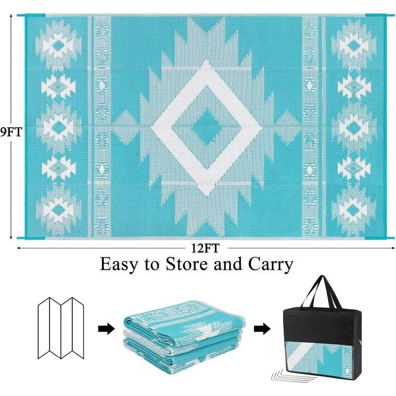 Outdoor Rug 9x12 Ft