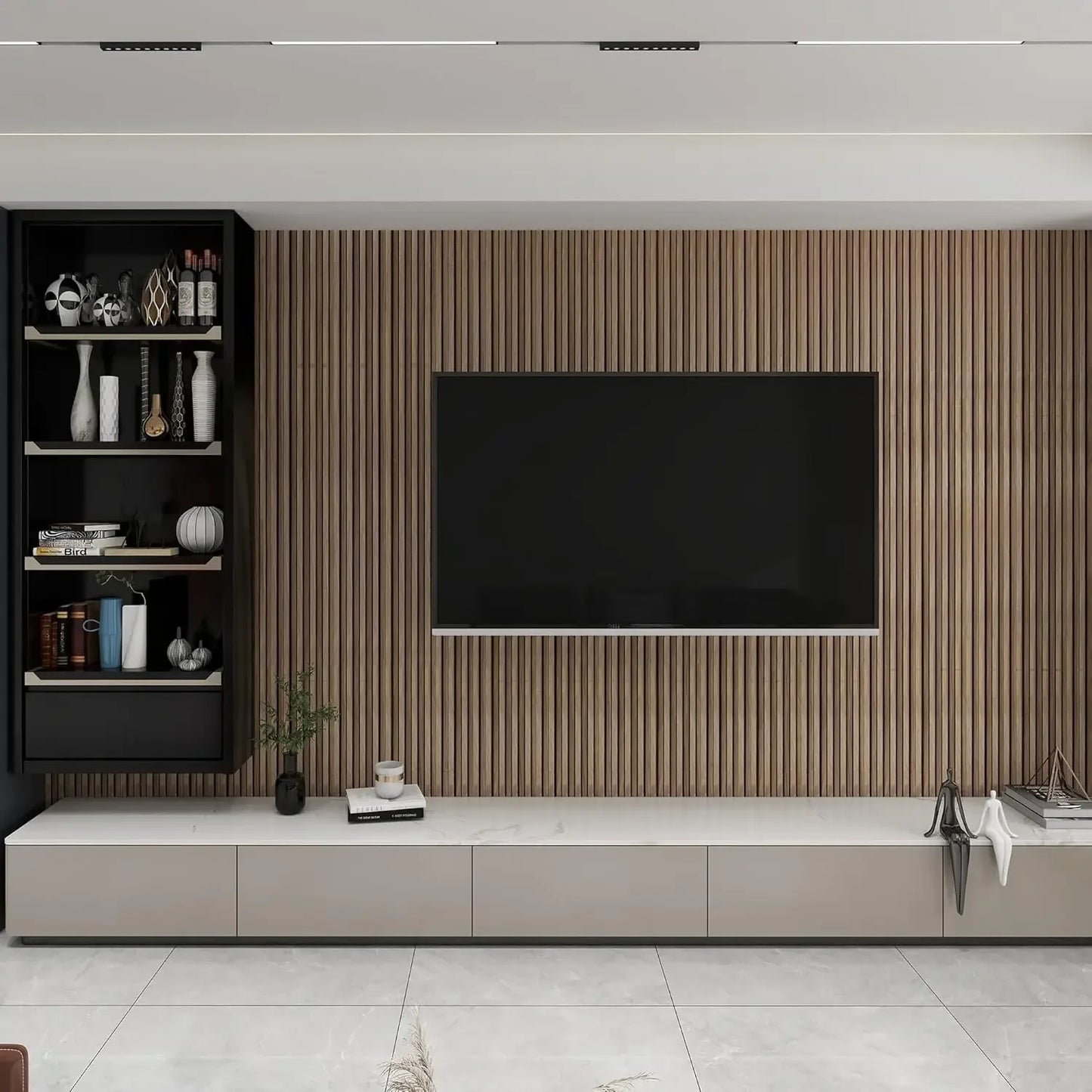 16 Pieces Textured Wood Grain Panels