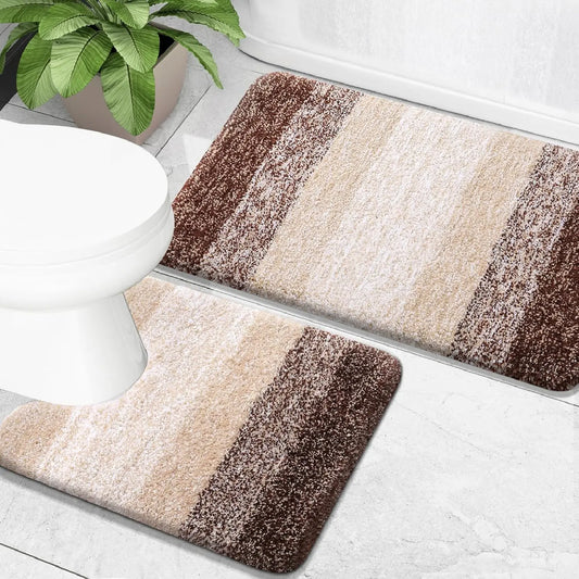 Bathroom Rug Set 2 Piece