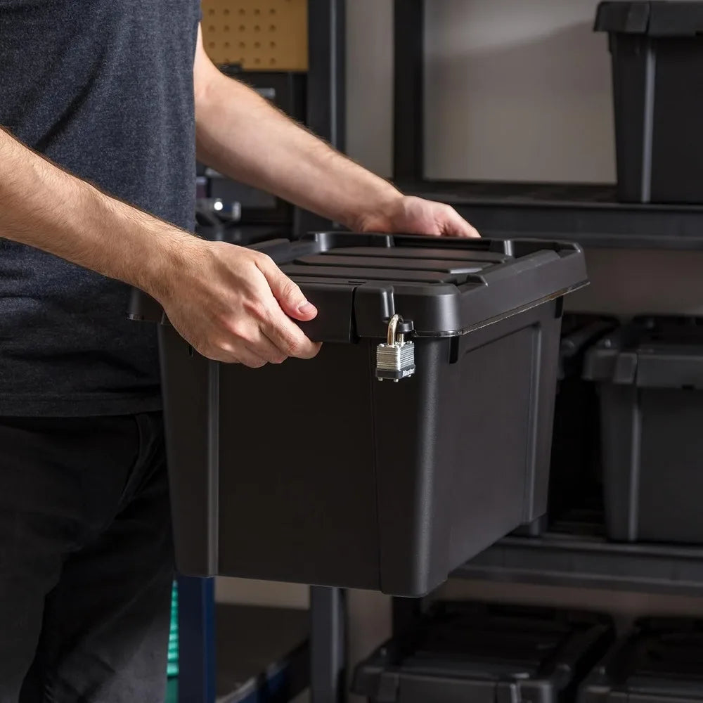 Lockable Storage Bins W/ Lids