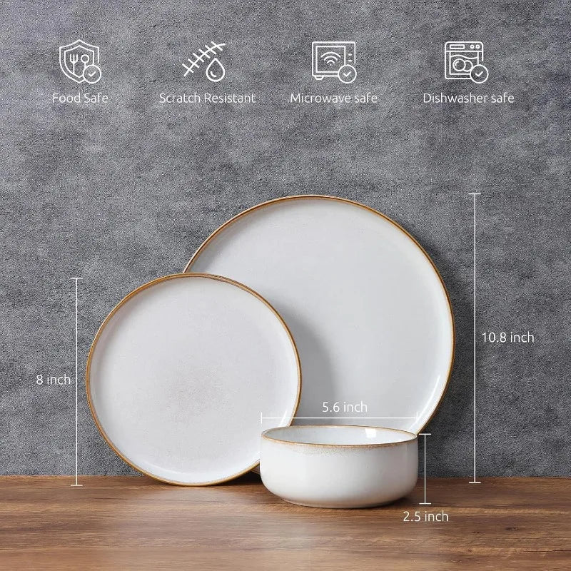 12 Piece Dinnerware Sets For 4