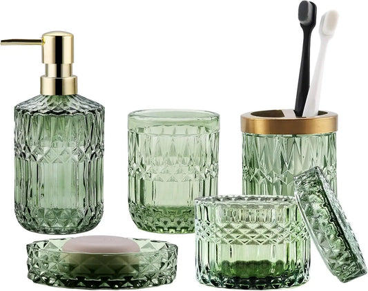 5 PC Bathroom Accessories Set
