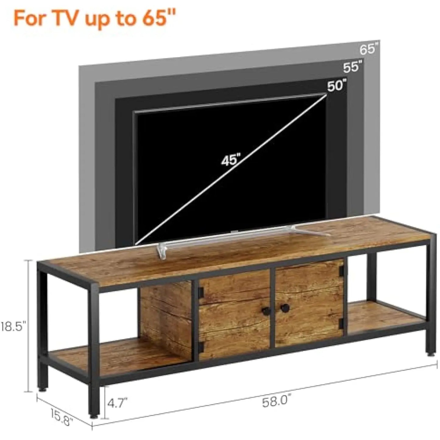 58 Inch TV Stand For Bedroom