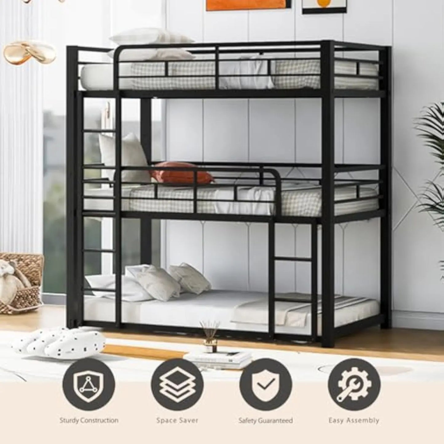 Triple Bunk Bed For Kids