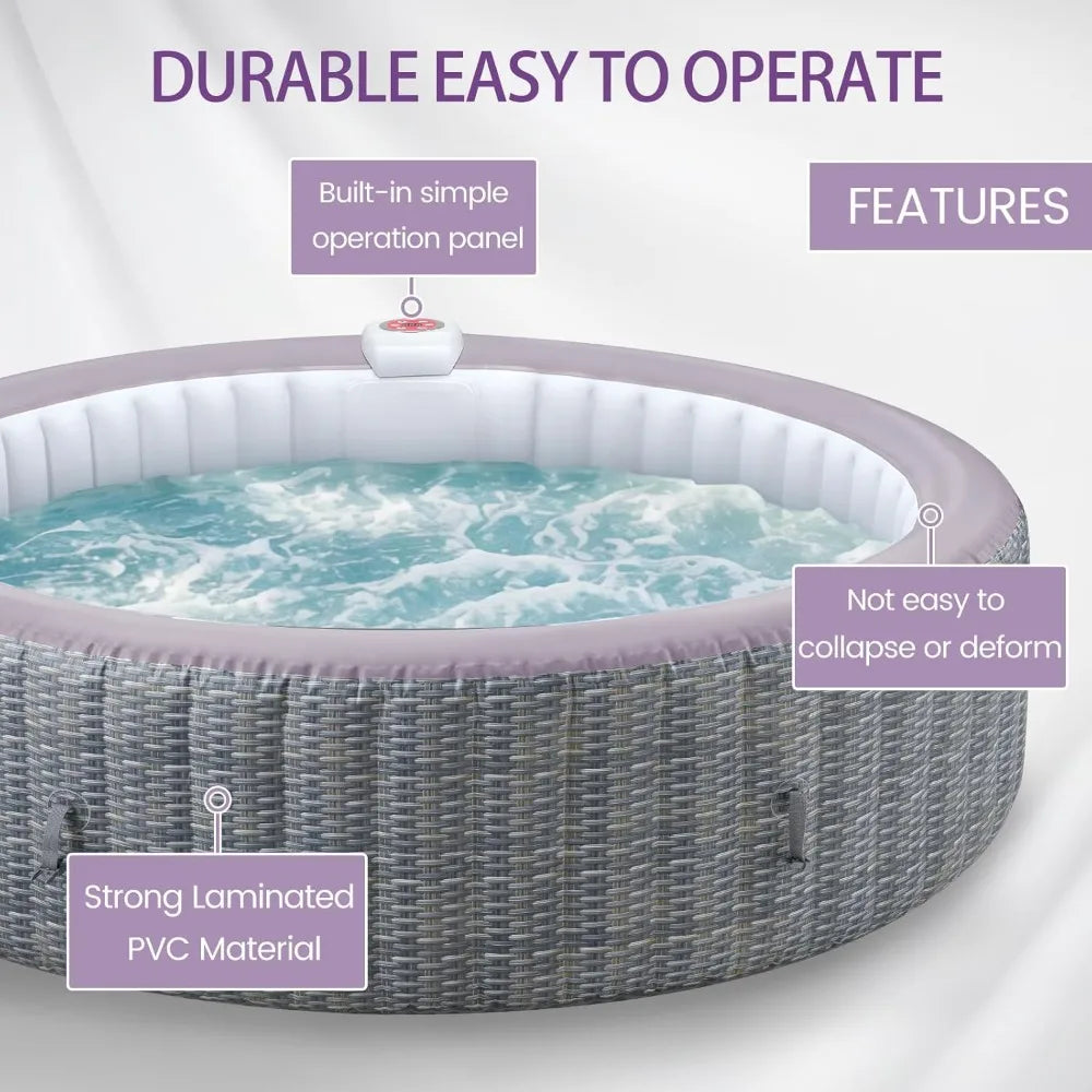 Inflatable Hot Tub For 4-6 People