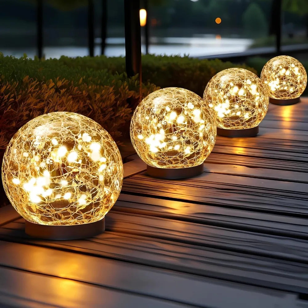 Waterproof Solar Globe Lights