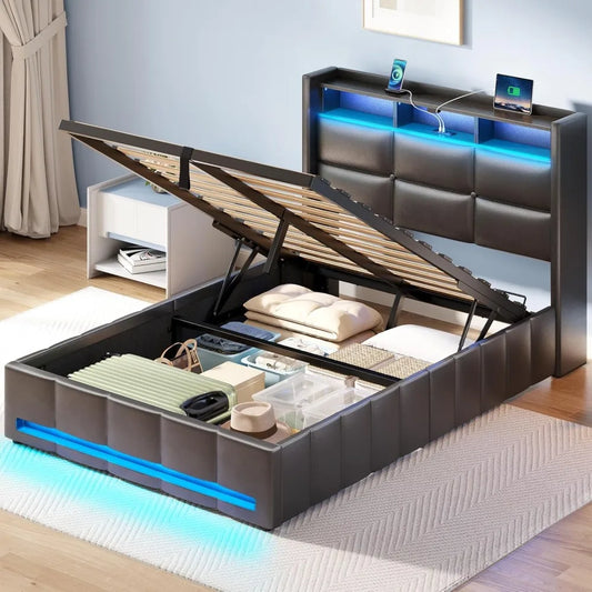 Bed Frame With Lift Up Storage