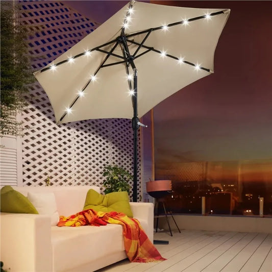 Standard Patio Umbrella W/ LED Lights